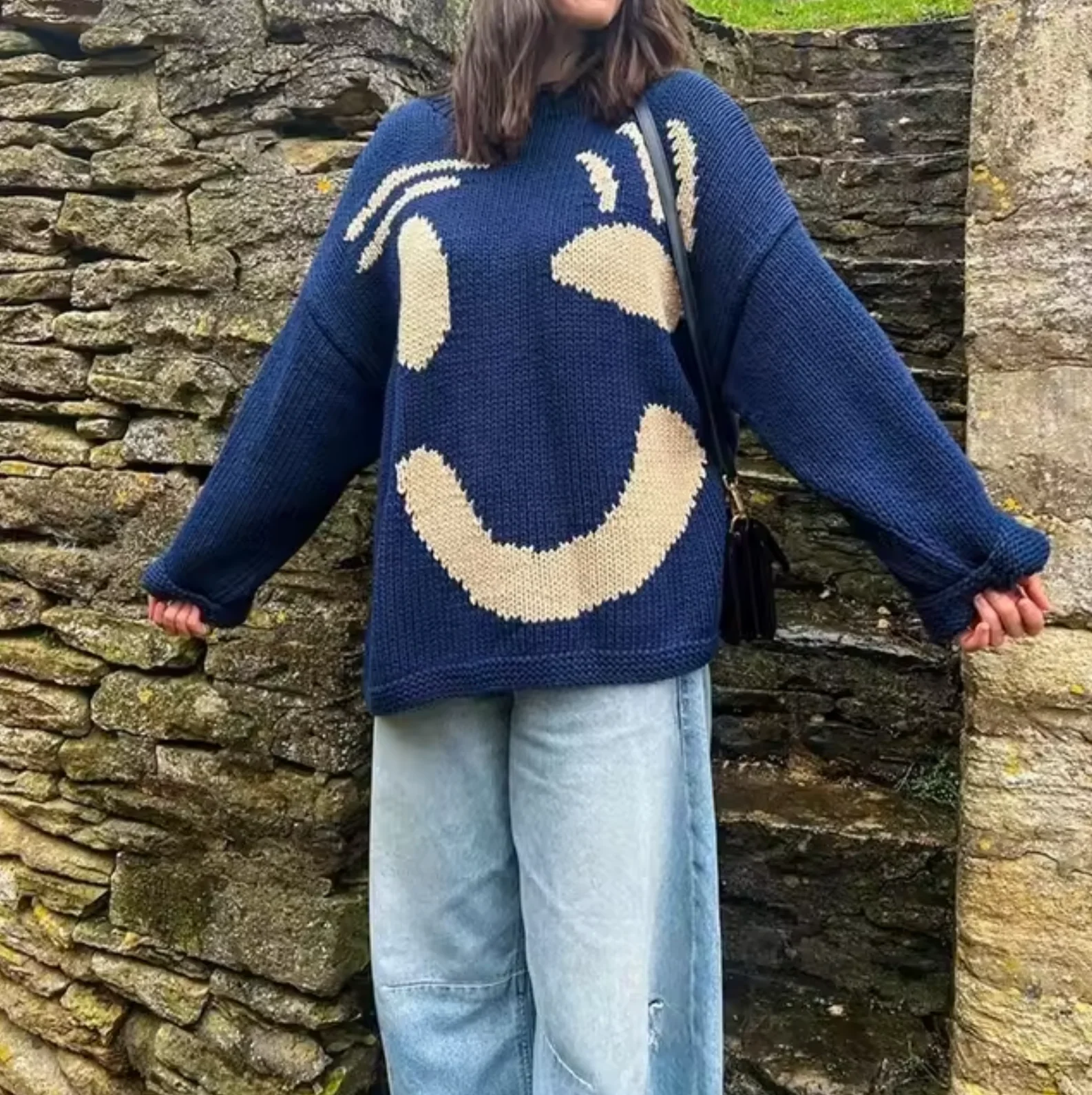Ursula | Oversized cotton knit sweater - Image 5