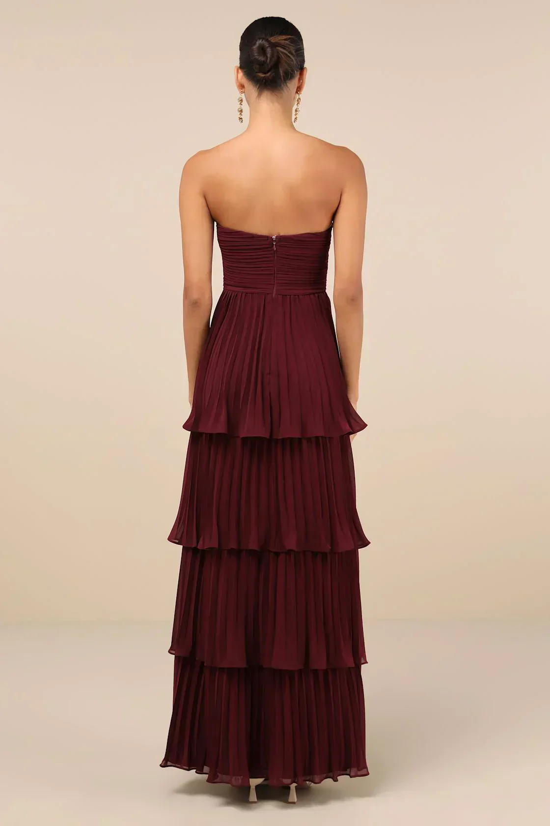 Valeria® | Elegant Strapless Maxi Dress - Image 2