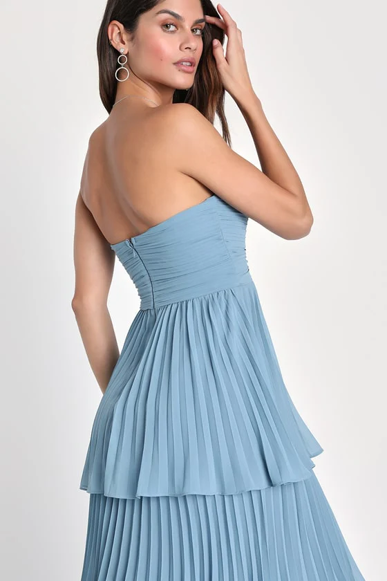 Valeria® | Elegant Strapless Maxi Dress - Image 8