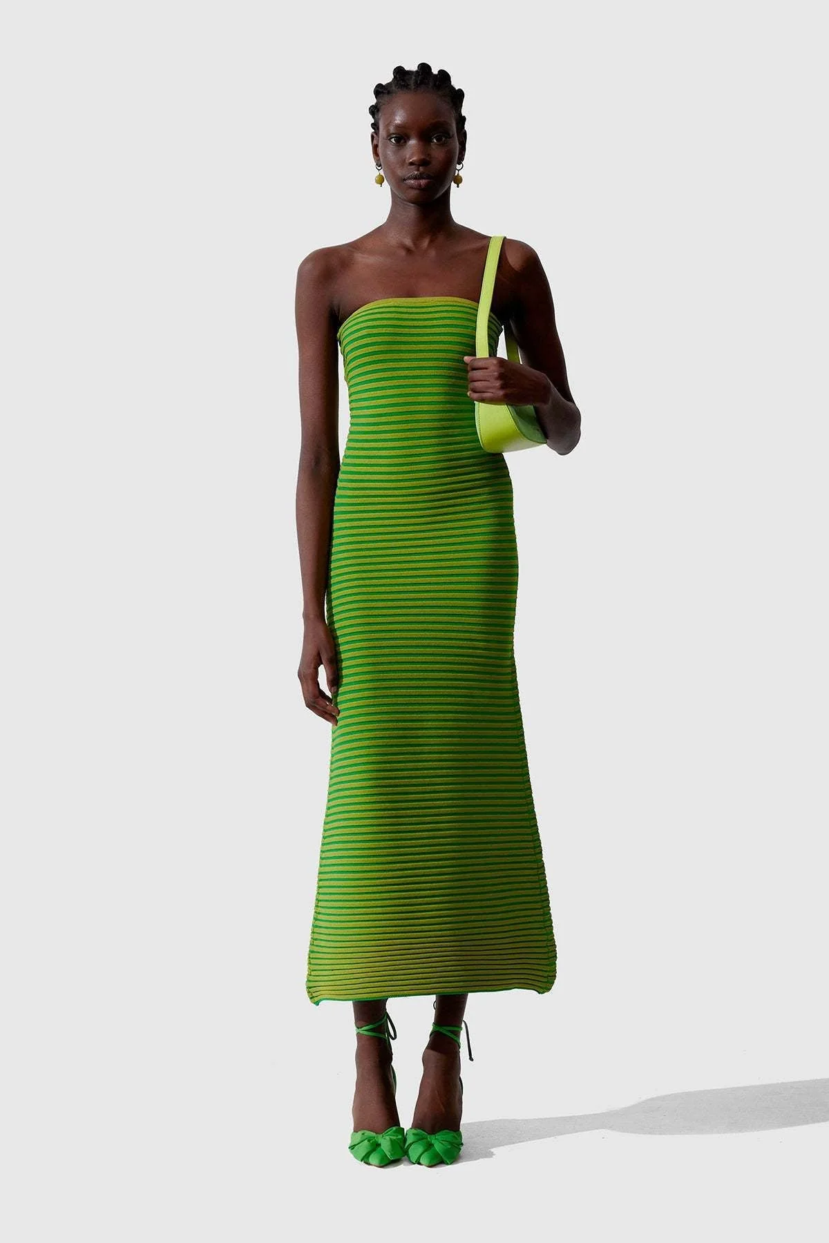 Valeria® | Sleeveless Maxi Dress In Striped Knit - Image 15