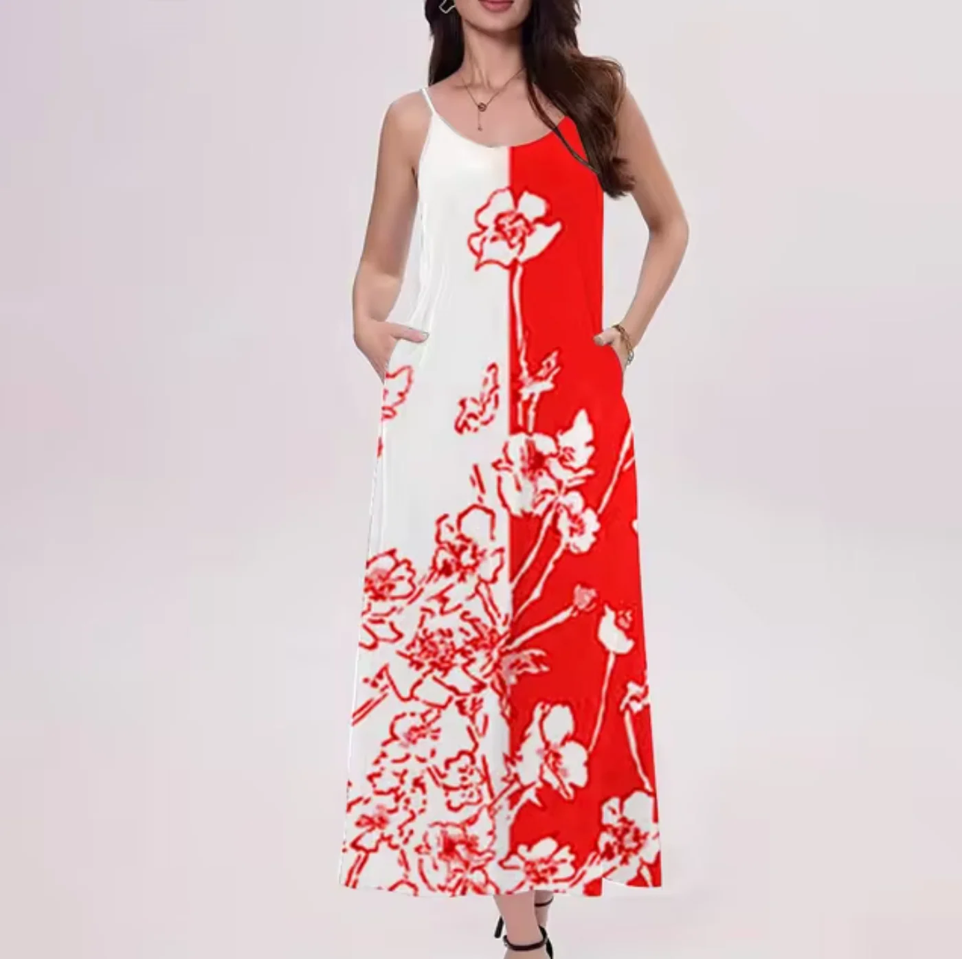 Vanda® | Sleeveless Floral Print Dress - Image 5