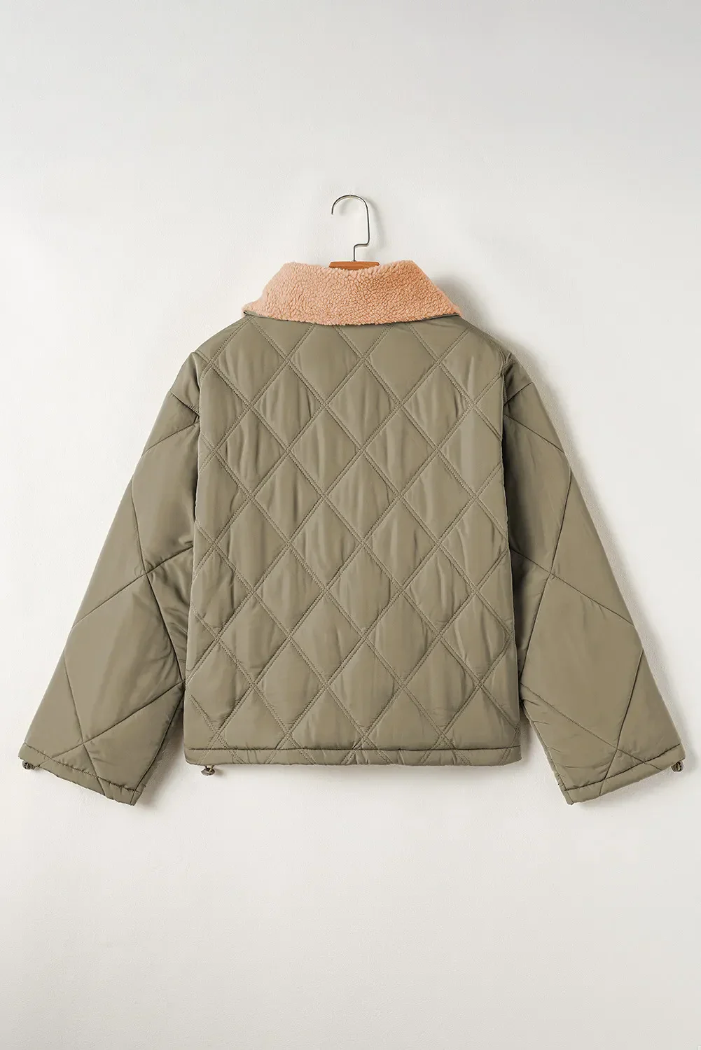Vanesa | Long sleeve winter coat with drawstring and collar - Image 7