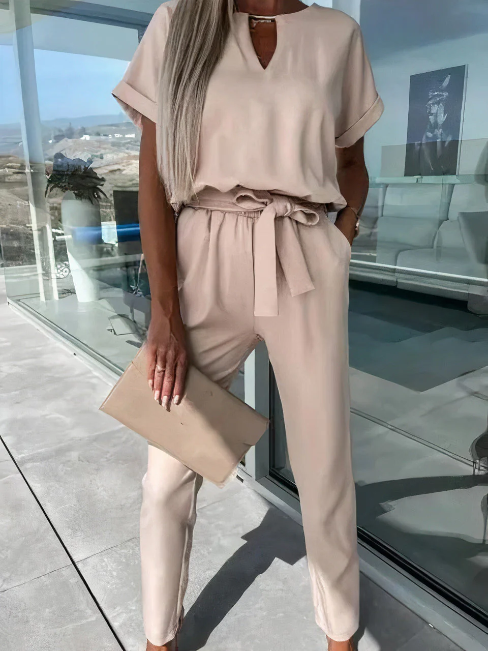 Verónica® | V-Neck Jumpsuit - Image 3