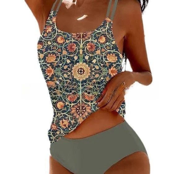 Vicenta® | Stylish Printed Tankini Swimsuit - Image 4