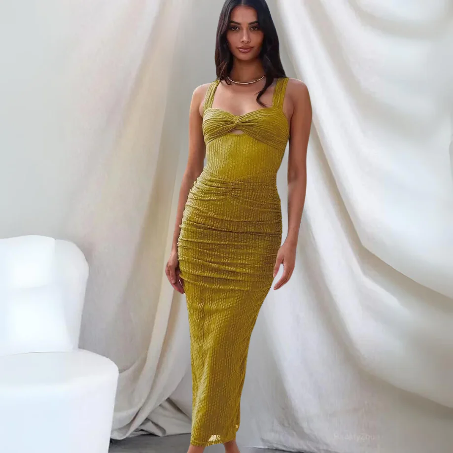 Victoria® | Long Fitted Summer Dress - Image 3