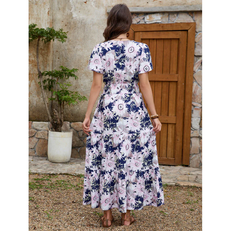 Violeta® | Women'S Floral Wrap Midi Dress - Image 4