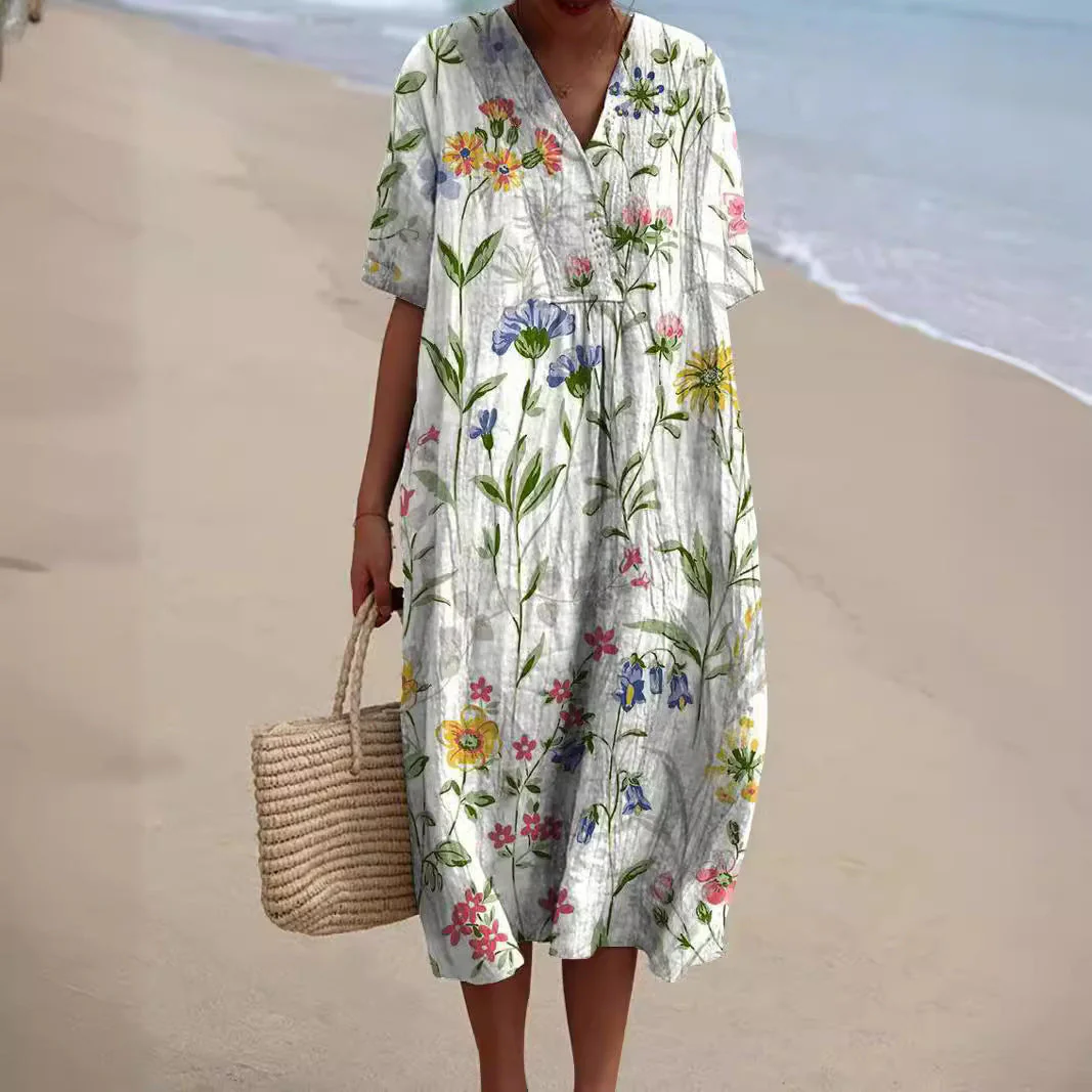 Virginia® | Premium Cotton Floral Dress - Image 2