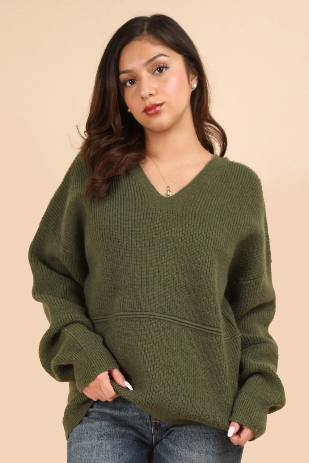Vittoria | Hoodie with seam detail and dropped shoulders