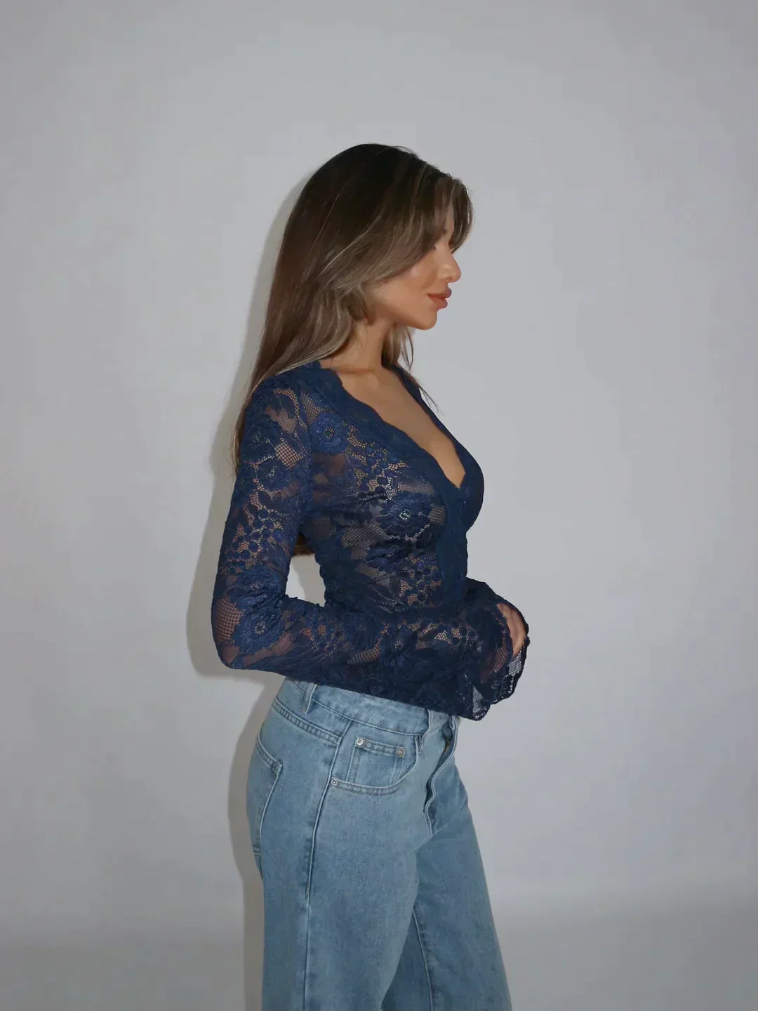 Vittoria® | Modern Fashion Lace Top Blouse - Image 5