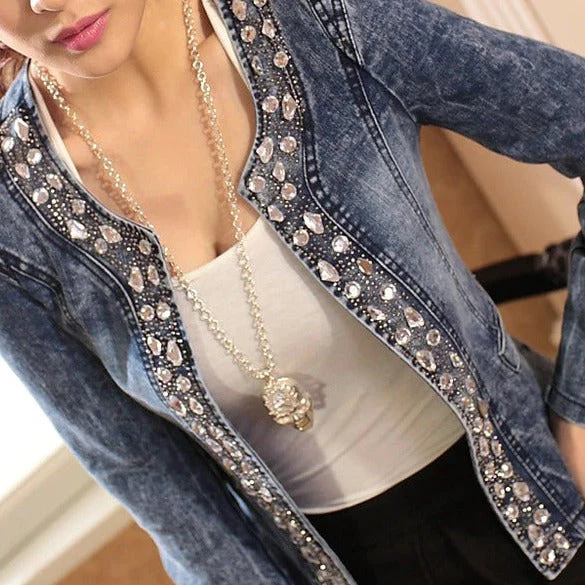 Viviana | Soft and shiny jacket