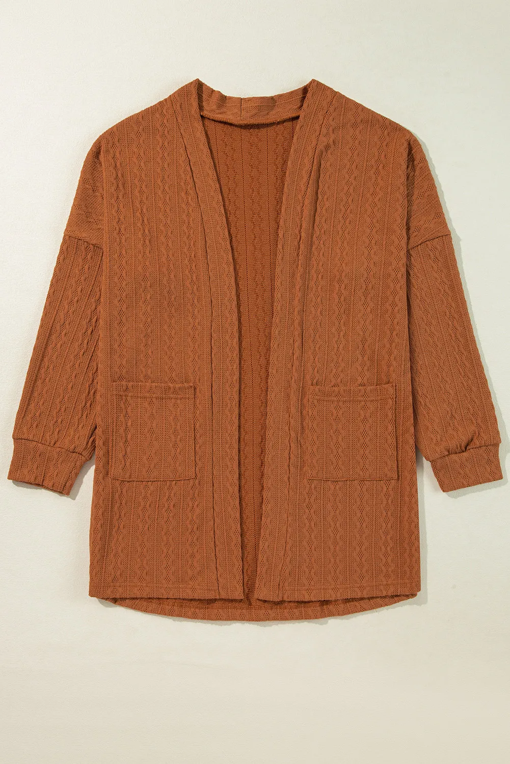 Wendy | Structured open front long sleeve cover with pockets - Image 5