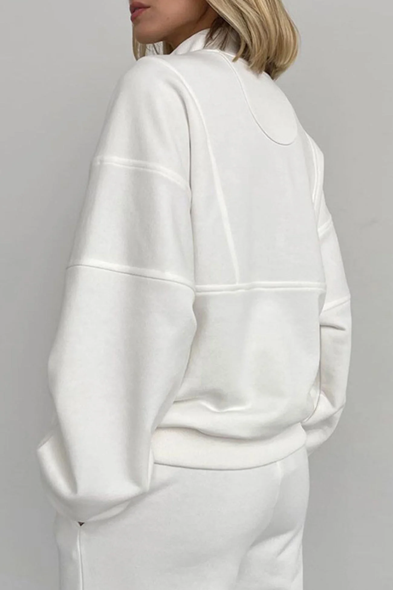 Wendy | Sweatshirt suits with stand-up collar and zip - Image 6