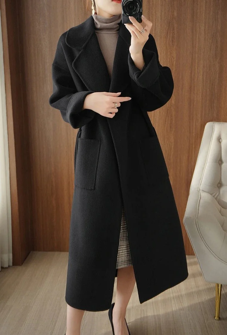 Wilma | Comfortable long coat - Image 3