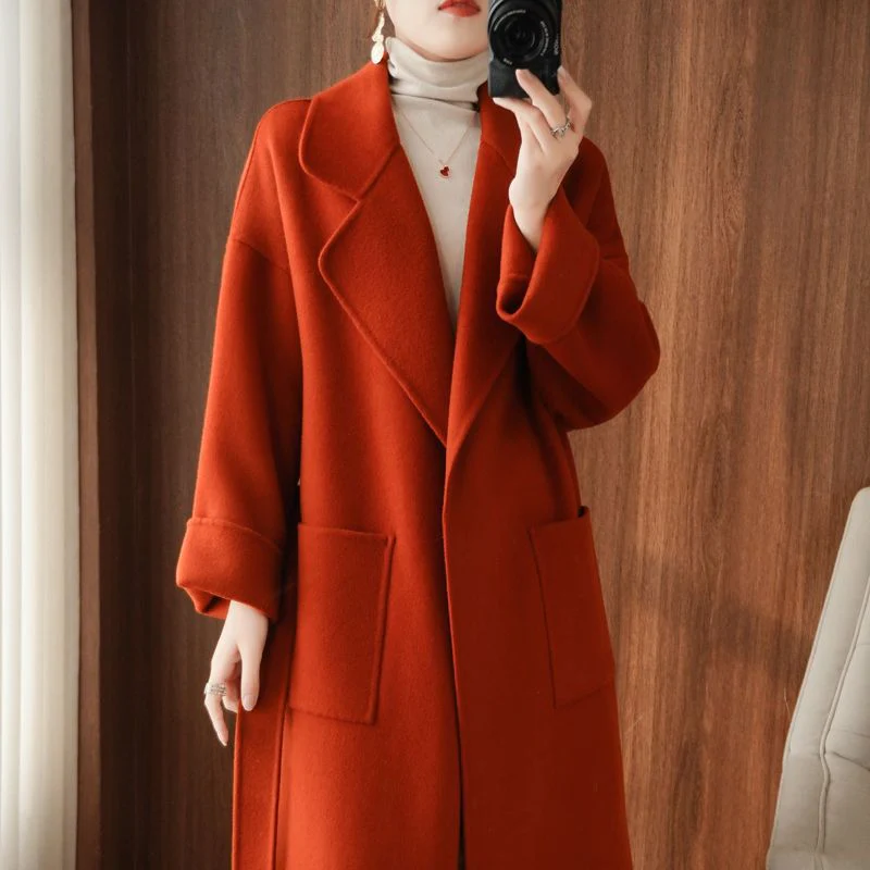 Wilma | Comfortable long coat - Image 4