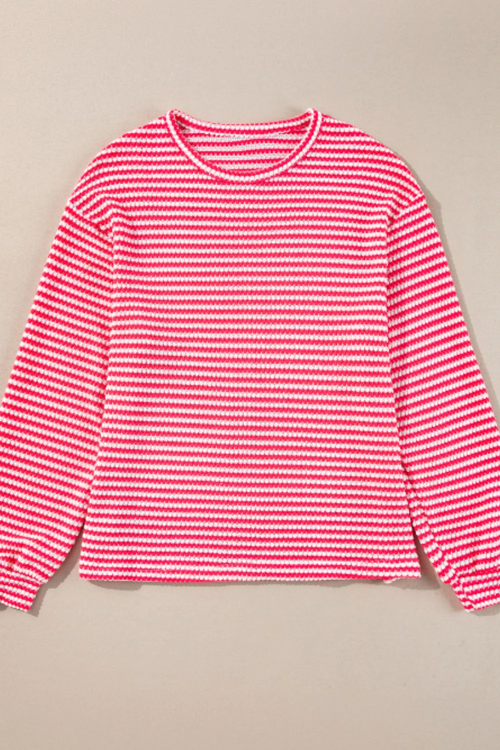 Xara | Striped, long-sleeved top with a crew neck - Image 10