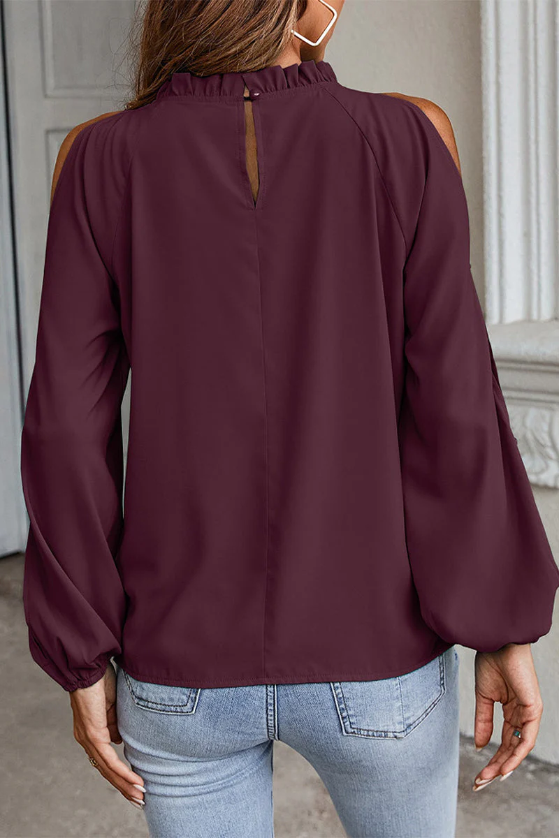 Xaviera | Elegant solid color half turtleneck tops - Image 6