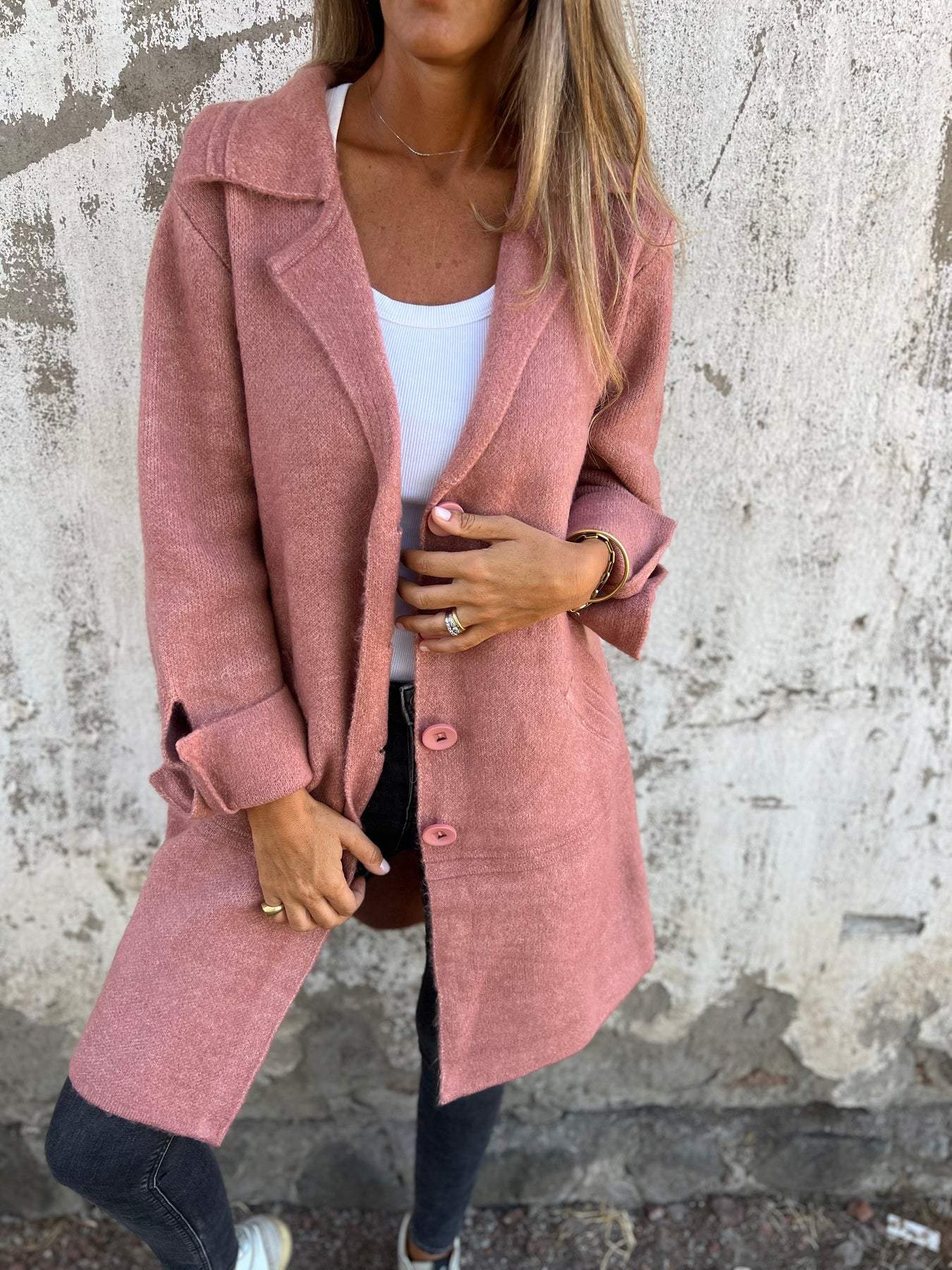 Xenia® | Casual long coat - Image 3