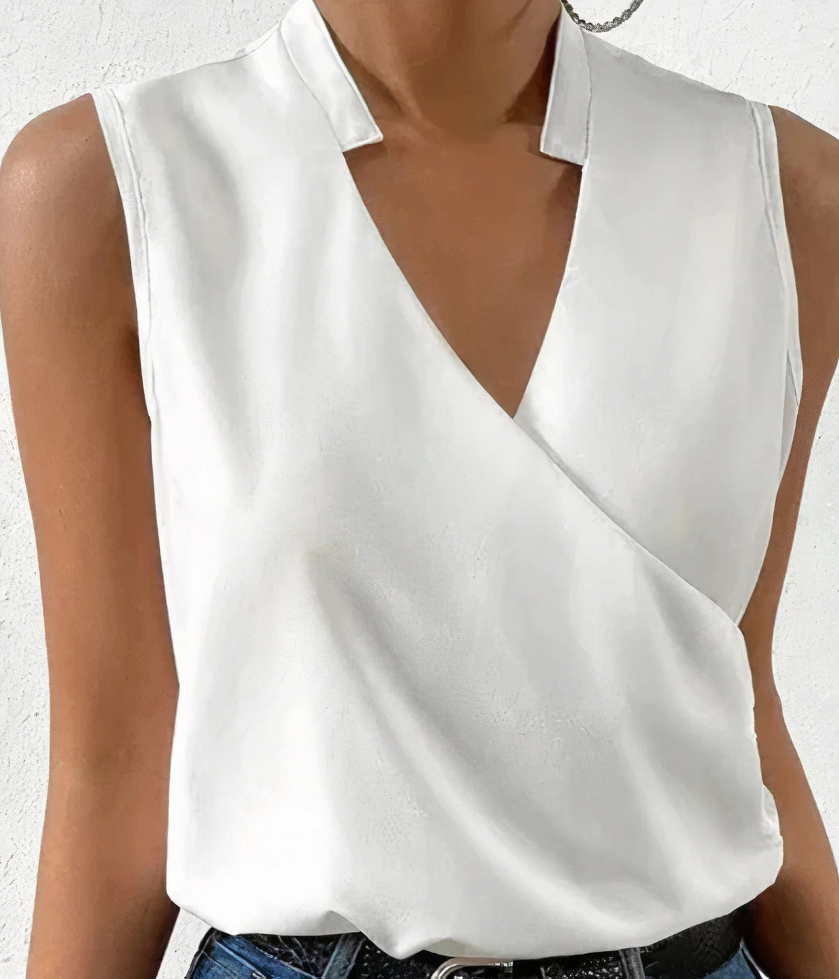 Xenia® | Elegant Sleeveless Plain Top