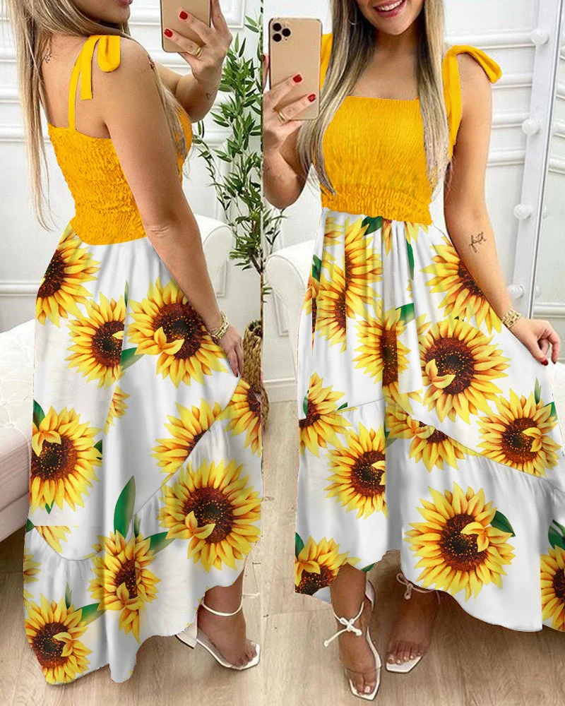 Xenia® | Women'S Floral Maxi Dress With Adjustable Shoulder Straps - Image 10