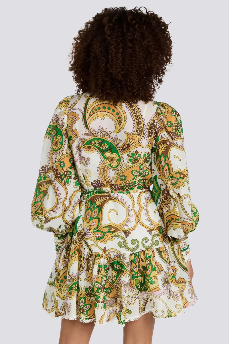 Xiomara® | Mini Dress With Balloon Sleeves And Ruffles - Image 3