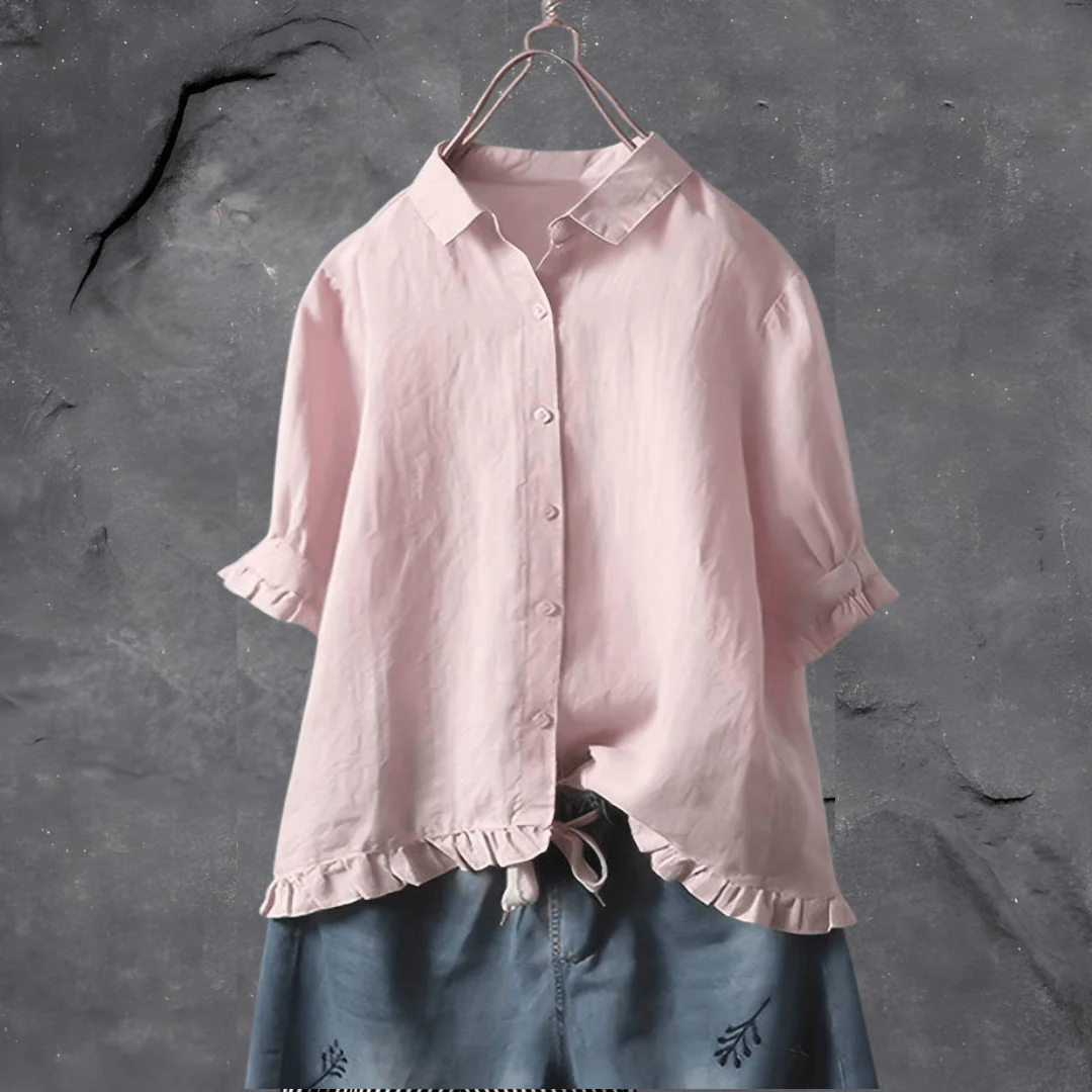 Xochitl® | Elegant Cotton Shirt - Image 3