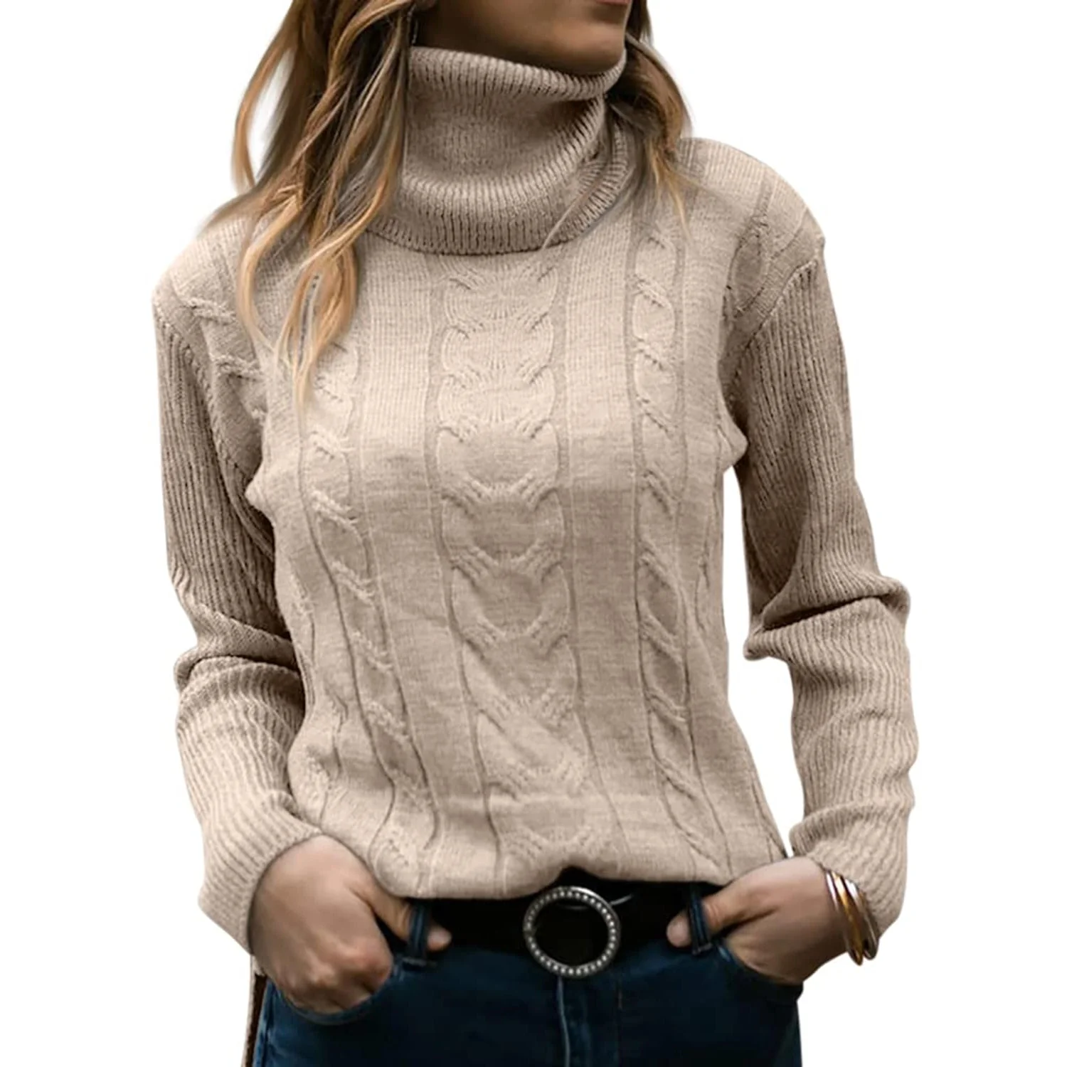 Yadira® | Melody™ turtleneck sweater (made of high-quality viscose)
