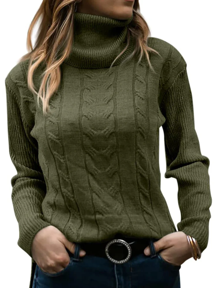 Yadira® | Melody™ turtleneck sweater (made of high-quality viscose) - Image 3