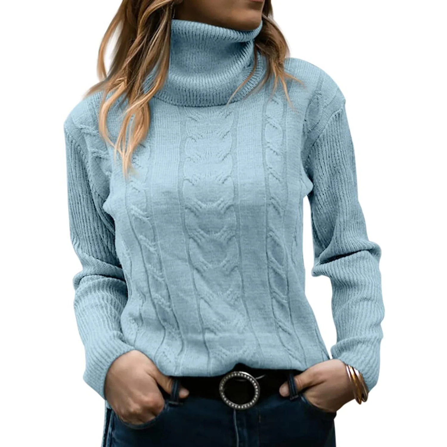Yadira® | Melody™ turtleneck sweater (made of high-quality viscose) - Image 6
