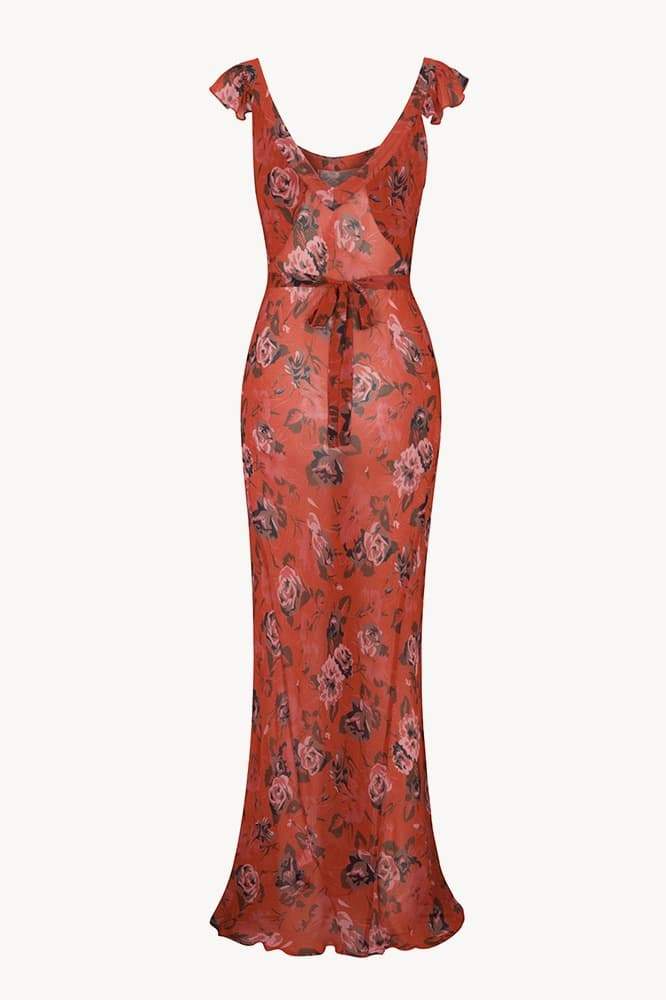Yadira® | Scoop-Neck Floral Print Maxi Dress - Image 7