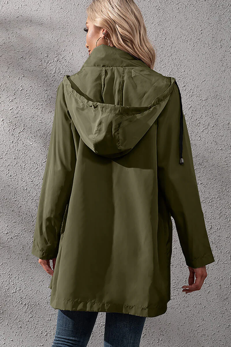 Yasmina | Urban waterproof windbreaker with hood - Image 8