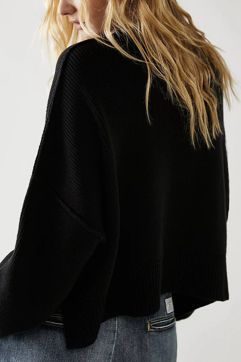 Yazmin | Casual solid patchwork O-neck tops - Image 9
