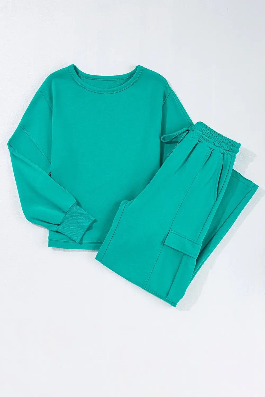 Yazmin | Complete set consisting of a long-sleeved crew-neck shirt and drawstring trousers - Image 3
