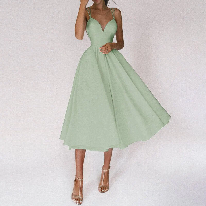 Yessica® | Elegant Dress With V-Neck And Straps - Image 13