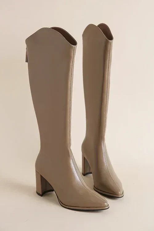 Yolanda | Knee high leather boots - Image 3