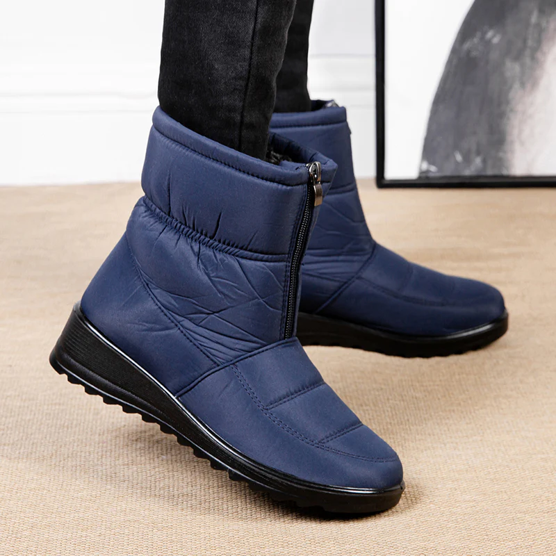 Yoselin | Women's waterproof winter boots with zip - Image 3