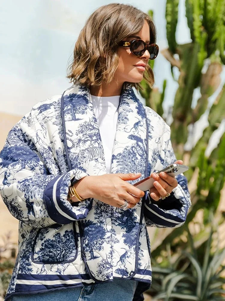 Zahira | Printed quilted jacket - Image 2