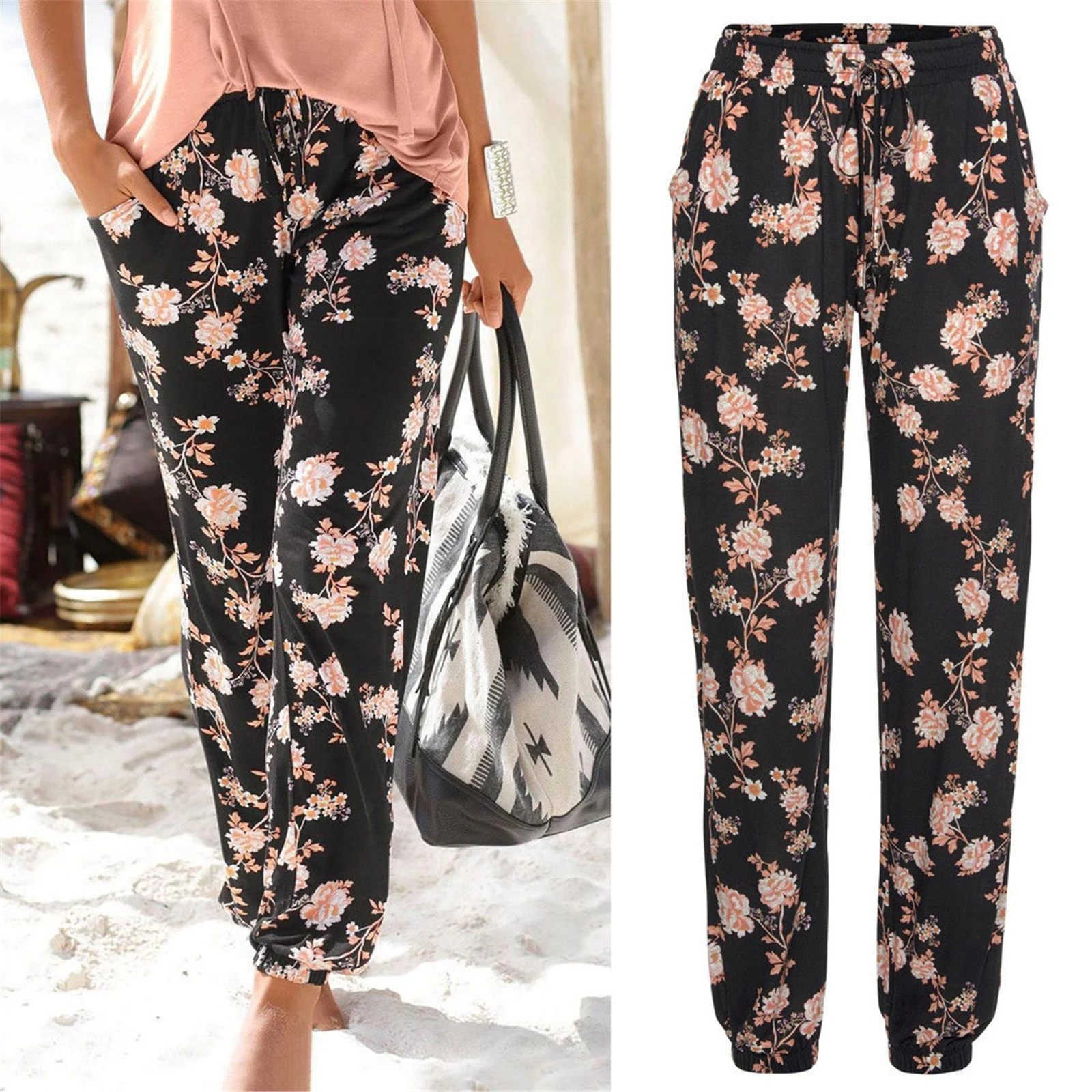 Zaida® | Women'S Floral Pattern Chic Lounge Pants - Image 6