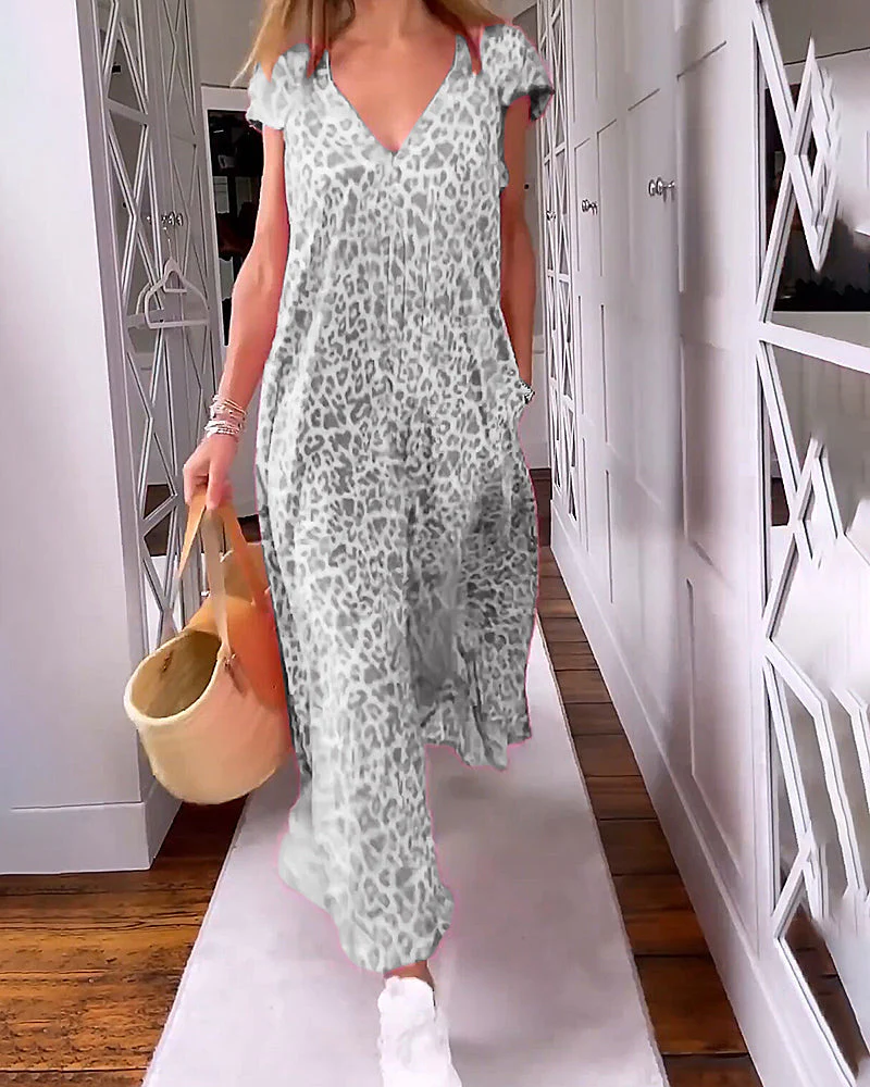 Zenaida® | Dress With V-Neck And Short Sleeves - Image 6