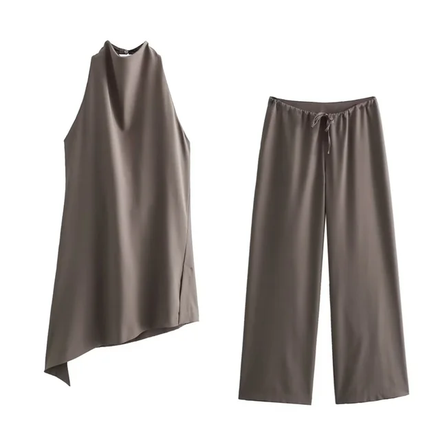 Zenaida® | Top + Mid Waist Long Pants Polyester Summer - Image 7