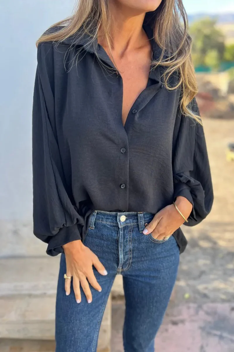 Zita® | Elegant Informal Wide Sleeve Blouse - Image 5