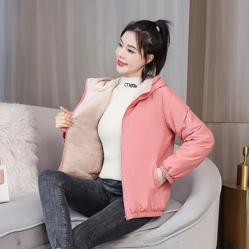 Zoe | Cozy fleece windbreaker with hood. - Image 10