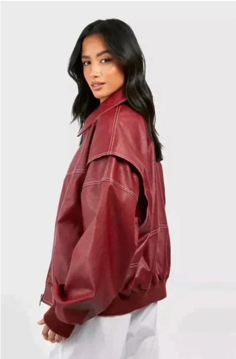 Zoe® | OVERSIZE LEATHER JACKET - Image 5