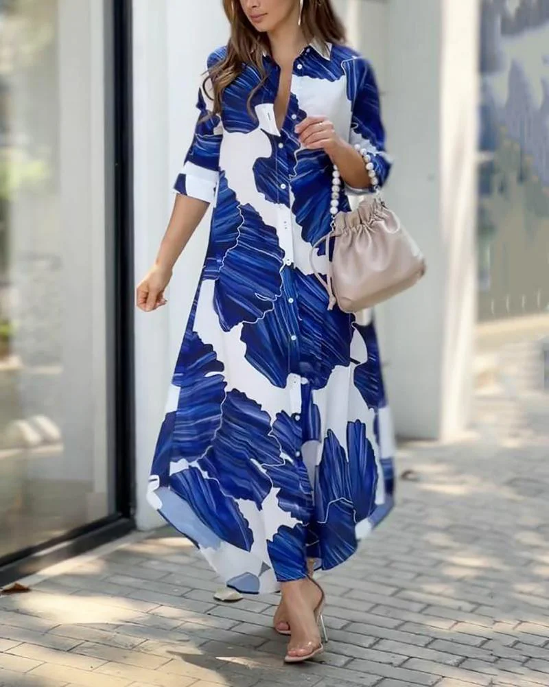 Zuleyka® | Printed Shirt Dress