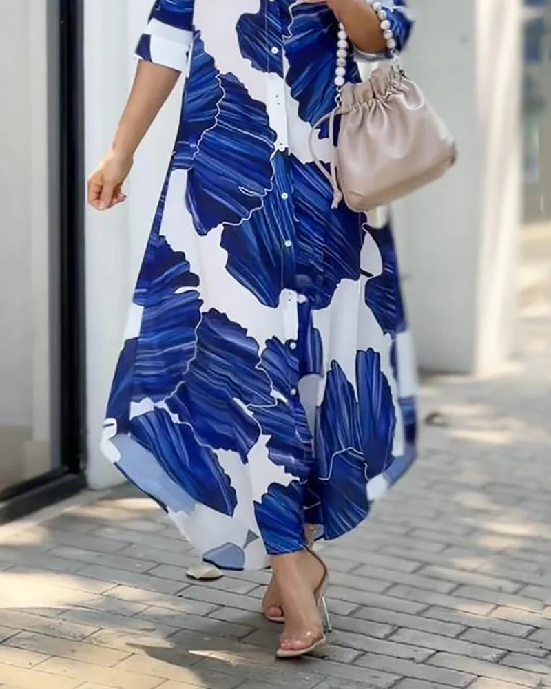 Zuleyka® | Printed Shirt Dress - Image 3